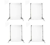 Savage - Lot de 4 Fonds papier Super White 2.72 x 11m - Réf.01