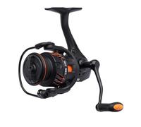 Savage Orange LTD Moulinet de pêche en matériau GRC, poignées en aluminium SST usinées CNC, noir et orange, 1000-4000, moulinet fixe (3000)