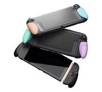 Savage Raven by Skull & Co. FissionGrip Étui de protection divisé révolutionnaire acoplable pour Nintendo Switch 2 Light Purple Green