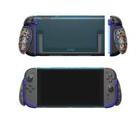 Savage Raven by Skull & Co. FissionGrip Étui de protection divisé révolutionnaire acoplable pour Nintendo Switch 2 Neon Blue Red
