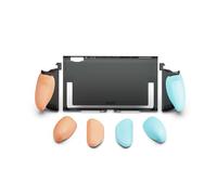 Savage Raven by Skull & Co. FissionGrip for Nintendo Switch 2: Revolutionary Split Handheld Protective Case with Replaceable Grips [to fit All Hands Sizes] [No Carrying Case]- Neon Blue(L)+Neon Red(R)