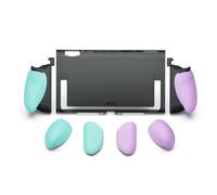Savage Raven by Skull & Co. FissionGrip for Nintendo Switch 2: Revolutionary Split Handheld Protective Case with Replaceable Grips [to fit All Hands Sizes] [No Carrying Case]- Light Purple+Light Green