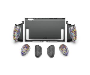 Savage Raven by Skull & Co. FissionGrip for Nintendo Switch 2: Revolutionary Split Handheld Protective Case with Replaceable Grips [to fit All Hands Sizes] [No Carrying Case]- Color Block Edition