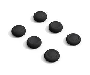 SAVAGE RAVEN by Skull & Co. Skin, CQC Thumb Grip Set Joystick Cap Analog Stick Cap for Nintendo Switch 2 Joy-Con Controller - Black, 3 Pairs(6pcs)