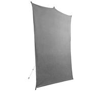 Savage Travel Backdrop Kit, Toile de Fond Grise, Taille 1,52m x 2,13m, Toile de Fond Photo avec Support Aluminium, Sac de Transport avec Bandoulière