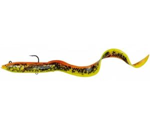 SavageGear 4D Real EEL - Poisson en Caoutchouc pour brochet - Couleur : Ambulance dorée - Longueur : 20 cm - Poids : 38 g