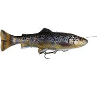 SavageGear 4D Trout Pulse Tail Trout - 20cm 102g SS - Brown Trout
