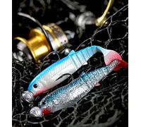 SavageGear Cannibal Shad Shad 12,5 cm/20 g Ambulance - Couleur spéciale