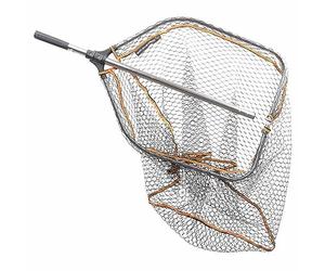 SavageGear EPUISETTE Savage Gear Pro Folding Rubber Large Mesh Landing Net - Petit, 70 x 85