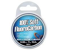 Savage Gear Soft Fluoro Carbon 35m-50m Résistant aux UV 100% Fluoro Carbon