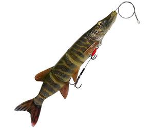SavageGear LEURRE Souple Arme Savage Gear 4D Line Thru Pike - 110, A l'unité, Striped Pike, N°1, 25
