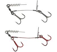 SavageGear Montage Savage Gear CARBON49 Corkscrew - par 2-2, 31, N°2/0, 2