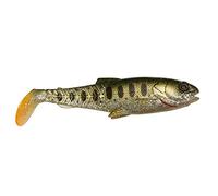 SavageGear Poisson en Caoutchouc Craft Cannibal Paddletail 6,5 cm 4 g Olive Pearl Silver Smolt
