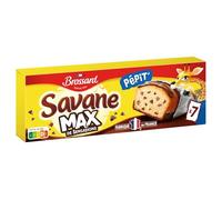 SAVANE - Gâteaux Moelleux aux Pépites Gourmandes, Plaisir Snack Facile à Emporter (7 x 30g) - Lot de 4 - vendu par Lot