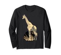 Savanes, forêt ouverte Girafe Manche Longue