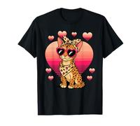 Savannah Cat Valentines Day T-Shirt