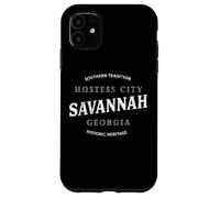 Savannah Georgia Retro Curve Design, hôtesse Minimaliste C Coque pour iPhone 11