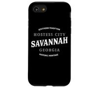 Savannah Georgia Retro Curve Design, hôtesse Minimaliste C Coque pour iPhone SE (2020) / 7/8