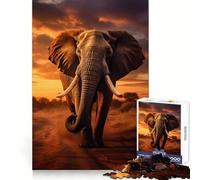 Savannahs Majesty Puzzles 1000 pièces pour Adultes Jeu de réflexion et de détente Design Original Collection d'œuvres d'art à Assembler (38x52cm)