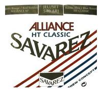 Savarez Cordes guitare classique 540 ARJ Concert Alliance HT – Jeu tension mixte Rouge/Bleue