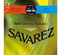 Savarez Jeu de cordes guitare classique Cristal Classic 540CRJ Mixte (normal/fort) Rouge/Bleu
