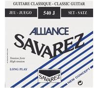 Savarez Jeu de cordes pour guitare classique 540J Alliance HT Classic - Carbone, tirant fort, bleu