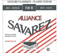 Savarez 540R Jeu de 6 cordes pour guitare classique en carbone Tension normale Multi