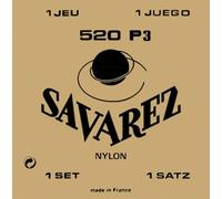 Savarez 655867 - Cordes haute tension, nylon rouge, cordes basses argentées