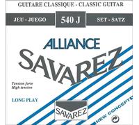 Savarez Jeu de cordes pour guitare classique 540J Alliance HT Classic - Carbone, tirant fort, bleu