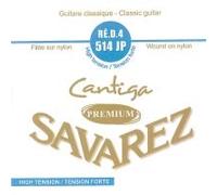 Savarez Cantiga Premium - 514JP - Guitare de concert - RE4-Corde individuelle - haute tension Basse - Calibre .029 - Tension 7,2 kg/ 15,89 lbs