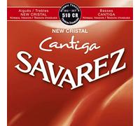 Savarez Cordes pour Guitare classique, New Cristal Cantiga 510CR tension standard rouge - Jeu