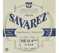 Savarez cordes pour guitare classique Traditional Concert 524B cordes simples - Re4w low - approprié pour 520B