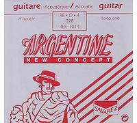 Savarez cordes simples pour guitare acoustique Argentine Re4 .028w - 1014 Extra Light with loop end D4 .028 1014