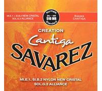 Savarez Cordes nylon guitare classique Creation Cantiga 510MR Tirant standard (rouge) Jeu de 6