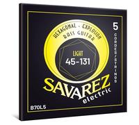 Savarez Corde basse électrique Hexagonal Explosion 5 cordes Light