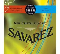Savarez New Cristal Classic 540CRJ Mixed Tension Jeu de Cordes pour Guitare classique