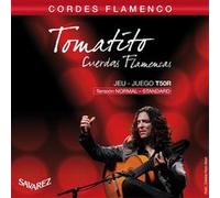 Savarez Jeu de cordes nylon guitare T50R Tomatito Tirant normal Aiguës New Cristal Rouge