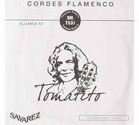 Savarez T53J Lot de 10 cordes de guitare Flamenco Fusion haute tension - Cuivre plaqué argent poli, 4ème « D », corde unique