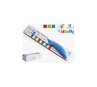 SAVARONA - Couteau éplucheur recouvert de céramique, Butterfly, 20 cm