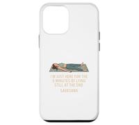 Savasana Ironic Yoga Sports Méditation Coque pour iPhone 12 Mini
