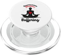 Savasana Status Buffering PopSockets PopGrip pour MagSafe