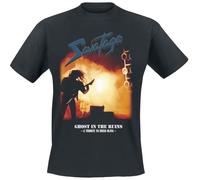 Savatage Ghost in The Ruins Homme T-Shirt Manches Courtes Noir 100% Coton Regular/Coupe Standard