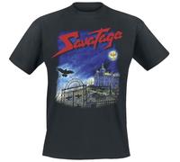 Savatage Poets and Madmen Homme T-Shirt Manches Courtes Noir L 100% Coton Regular/Coupe Standard
