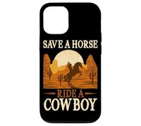 Save A Horse Ride A Bowboy Wild West Southern Country Coque pour iPhone 12/12 Pro