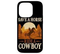 Save A Horse Ride A Bowboy Wild West Southern Country Coque pour iPhone 14 Pro