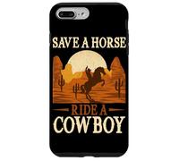 Save A Horse Ride A Bowboy Wild West Southern Country Coque pour iPhone 7 Plus/8 Plus