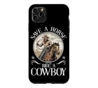 Save A Horse Ride A Cowboy Rodeo Wild West Ranchs de bétail Coque pour iPhone 11 Pro Max