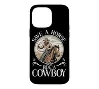 Save A Horse Ride A Cowboy Rodeo Wild West Ranchs de bétail Coque pour iPhone 14 Pro Max