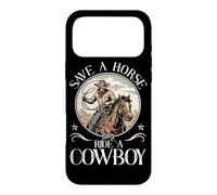 Save A Horse Ride A Cowboy Rodeo Wild West Ranchs de bétail Coque pour iPhone 17 Pro Max
