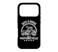 Save a Horse Ride a Motorcycle Club Funny Biker Coque pour iPhone 17 Pro